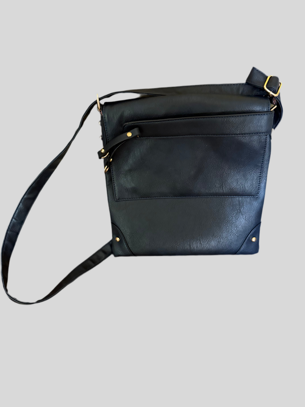 “Midnight Noir Slim Crossbody Bag”